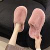 Internet celebrity Mao Mao shoes women wear versatile thick soles 2025 new autumn and winter home cotton slippers indoor