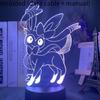 3d Characters Usb Night Light Touch Change Color Seven Colors Lamp Table