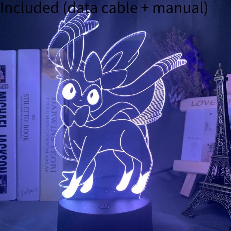 3d Characters Usb Night Light Touch Change Color Seven Colors Lamp Table