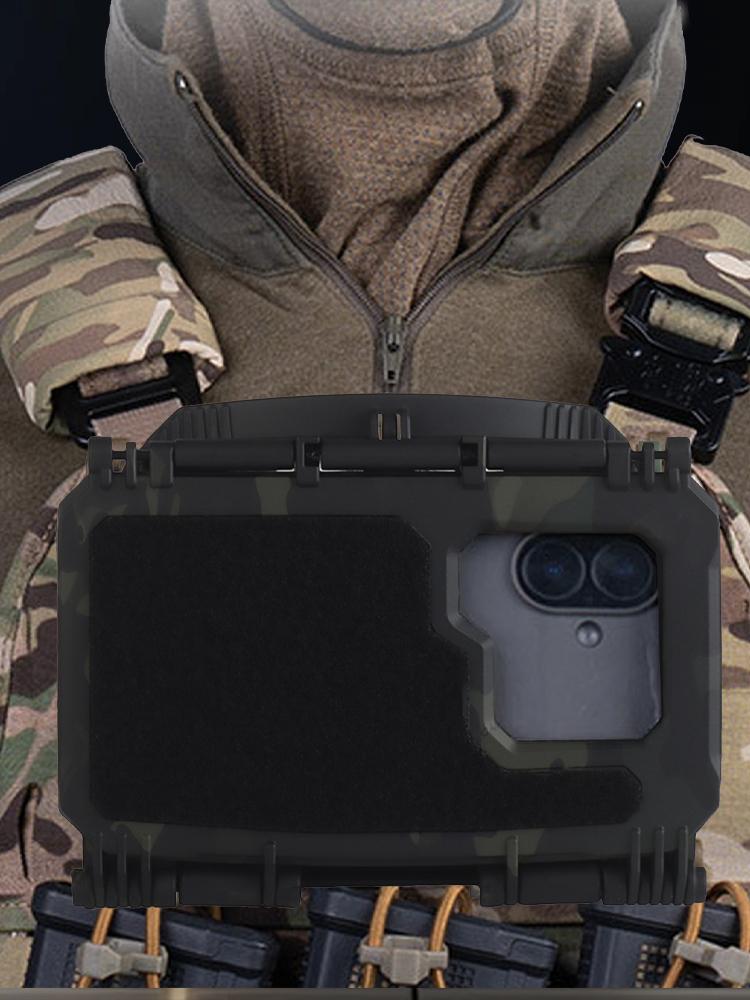 Navigationsbretter-Aufbewahrungsbox Jagd-Plattenträger Ausrüstung MOLLE Handybox Airsoft Trainingsausrüstung