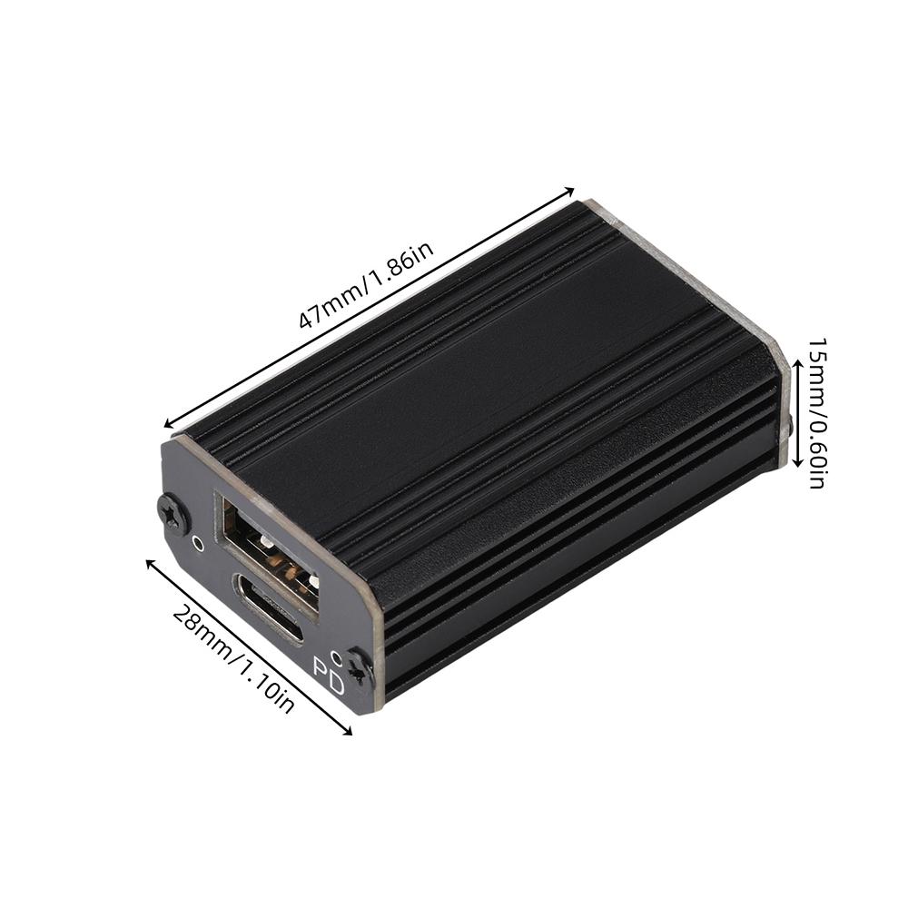 PD100W QC4.0/3.0/2.0 USB A Type-C Адаптер быстрой зарядки для ПК DC 9V-24V Понижающий модуль Поддержка PPS SCP FCP