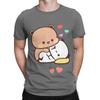Ik Hou Van Jou Bubu en Dudu Valentijn 27 Dag Nieuwigheid 100% Katoen T-shirt Bubu Dudu T-shirts Tops Voor Unisex