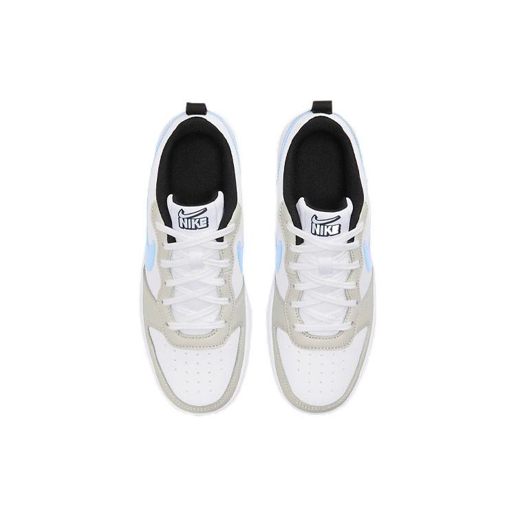 New Nike Court Borough Low 2 'Blue Brown White' GS CW1624-100