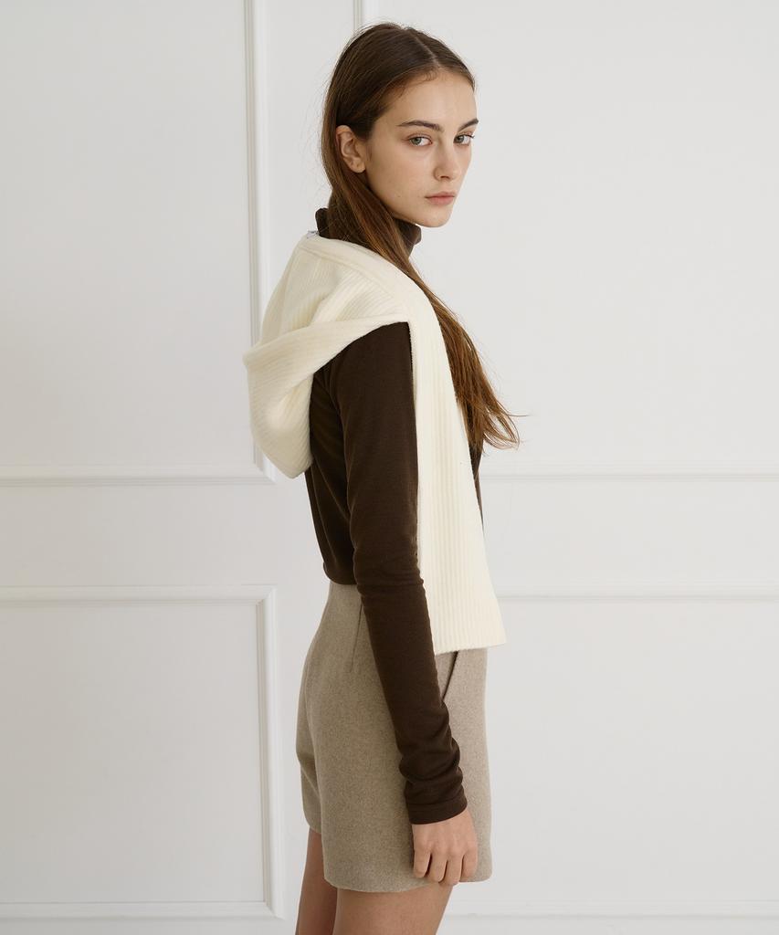 BIBYSEOB Basic Turtleneck Mocha Brown [T44]