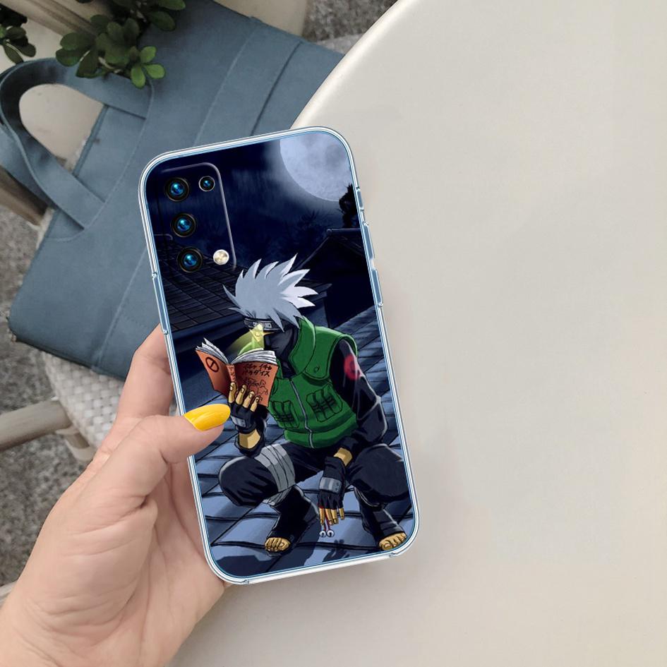 PP49 Naruto Kakashi Soft Shell Transparent Phone Case for Motorola Moto G7 G8 G9 G84 G85 G73 G24 G15 Z2 Play Power Plus