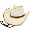 New American Curved-brimmed Straw Hat for Men and Women, Outdoor Seaside Beach Vacation Visor, Breathable Cowboy Hat