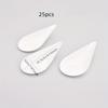 25Pcs Economy Pack Super Mini Disposable Sugar Cane Syrup Cake Salad Plates for Kitchen Restaurants Dipping Saucer Plates New