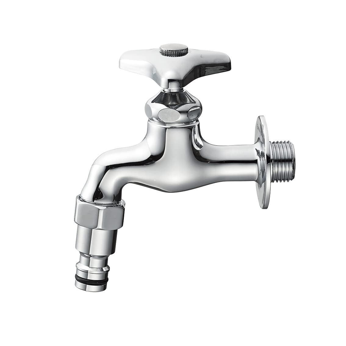 

SANEI Y306K-13 Смеситель боковой для полива, 13 см номинальный, Одно касание для подключения к шлангу для полива с отдельно продаваемым соединителем, Для холодного климата