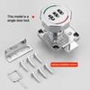 Home Security Drawer Combination Lock 3 Digital Code Wardrobe Code Lock Password Locker  Cabinet