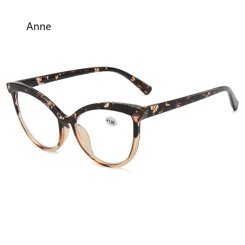 Vintage Cat-Eye Full Rim Reading Glasses Non-Prescription, PC Frame & Lens, Elegant Design, Range 1.0 to 4.0 gafas hombre