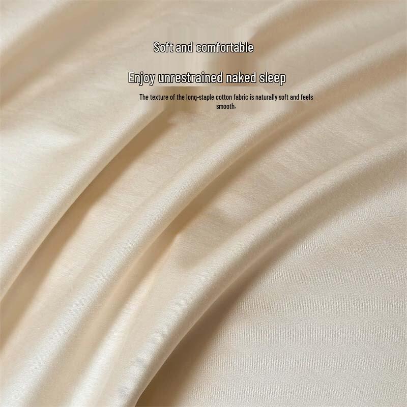Lilang 120-Count Long-Staple Cotton 4-Piece Bedding Set