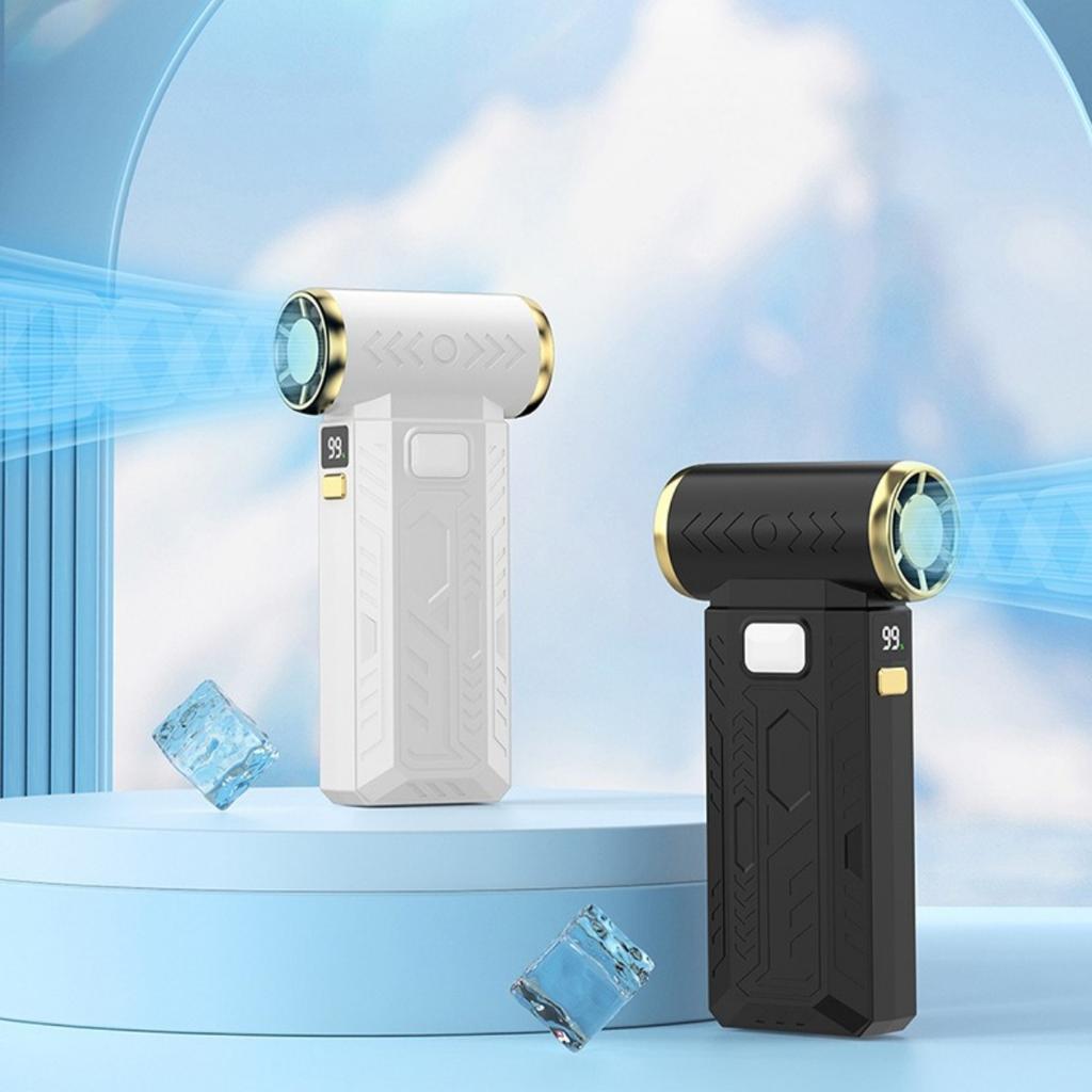 Luftstøvsamler, Oppladbar, 0-100% Ubegrenset Hastighetsregulering, Høyhastighets Turbine, Hårføner, Kraftig Støvblåser, Camping, Mini Voldsom Vifte