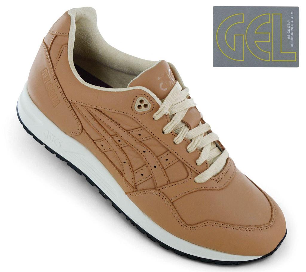 Asics Tiger Gel-Saga - Herren Sneakers Schuhe Leder Braun 1193A089-250 ORIGINAL