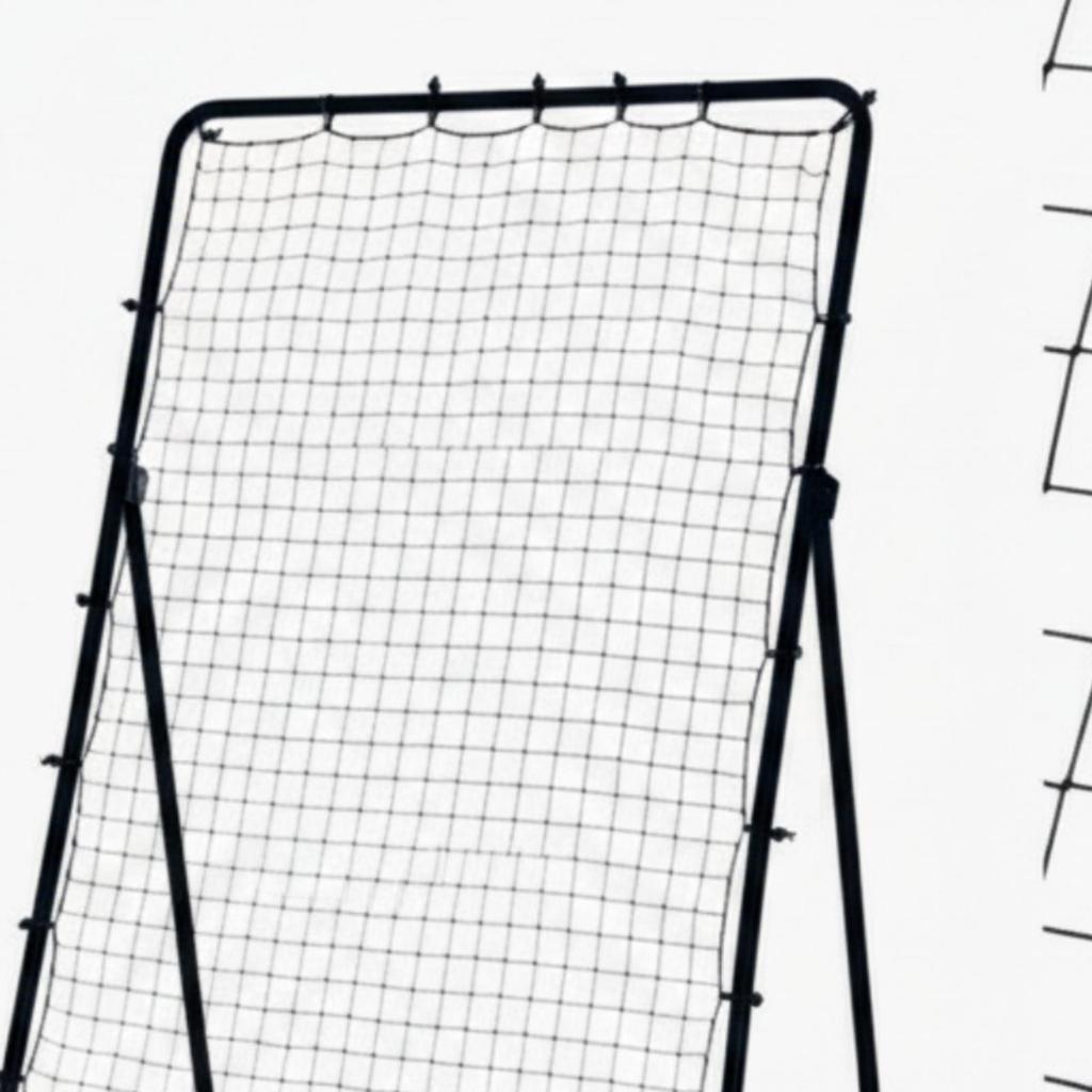 Football Net Adjustable Soccer Rebounder Solo for Backyard, Coaches