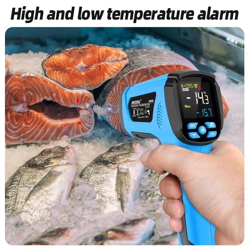 -40 To 2000 Degree Infrared Thermometer 2 Dual Laser Thermometer for Barbecue Kitchen Pizza Refrigerator Air Conditioning