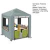 Outdoor Kids Playhouse Cover with Zippers Window Waterproof UV-Resistant Simple Installation Playhouse Protector Cover