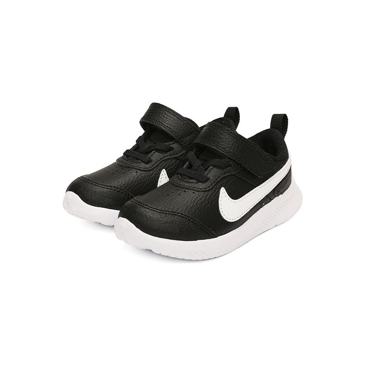 Nike Varsity Leather Low Top Walking Shoes Baby Shoes Black CN9397-008
