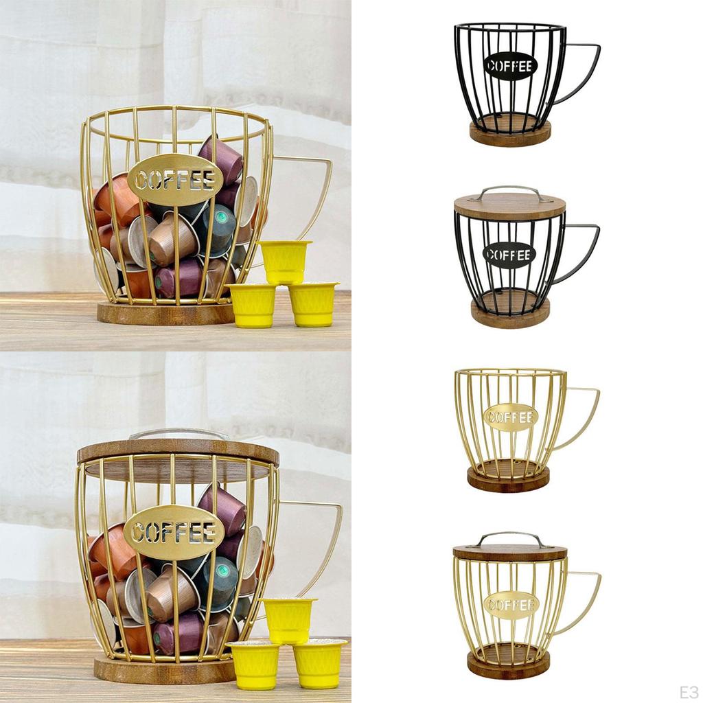 Kaffekapselhållare Kapselkorg Organiserare för Bartillbehör Skrivbord