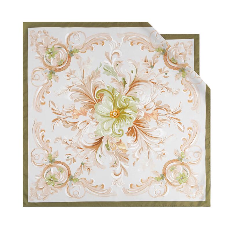 Wanshili Double-sided Mulberry Silk Square Scarf