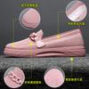 Shoes women's 2025 new women's shoes comfortable flying woven mother shoes single shoes