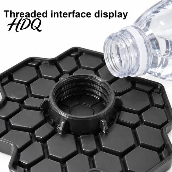 Garden Pollinator Support Bottle Adapter Bee Feeder Water Dispenser Honeycomb Shallow Groove Design