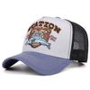 Fashion New Bear Eating Fish Truck Hat Men'S Street Skateboarding Hiphop Hat Women'S Outdoor Sunshade Baseball Hat Mesh Hat