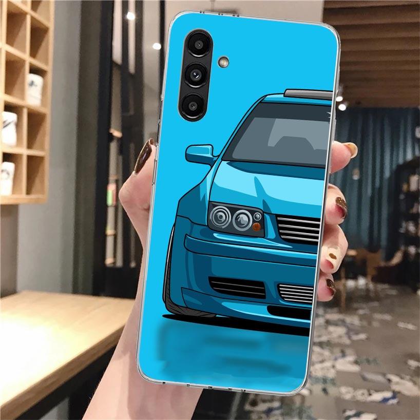 Cool MK4 MK5 Golf Car Soft Phone Case For Samsung Galaxy A17 A16 A26 A36 A56 A15 A14 A13 A55 A54 A53 A35 A34 A33 A25 A24 A23 A05