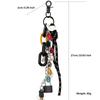 Fashion Creative Lock Key Pendant Keychain Colorful Keyring For Women Bag Charm Handbag Hanging Decoration Car Key Holder