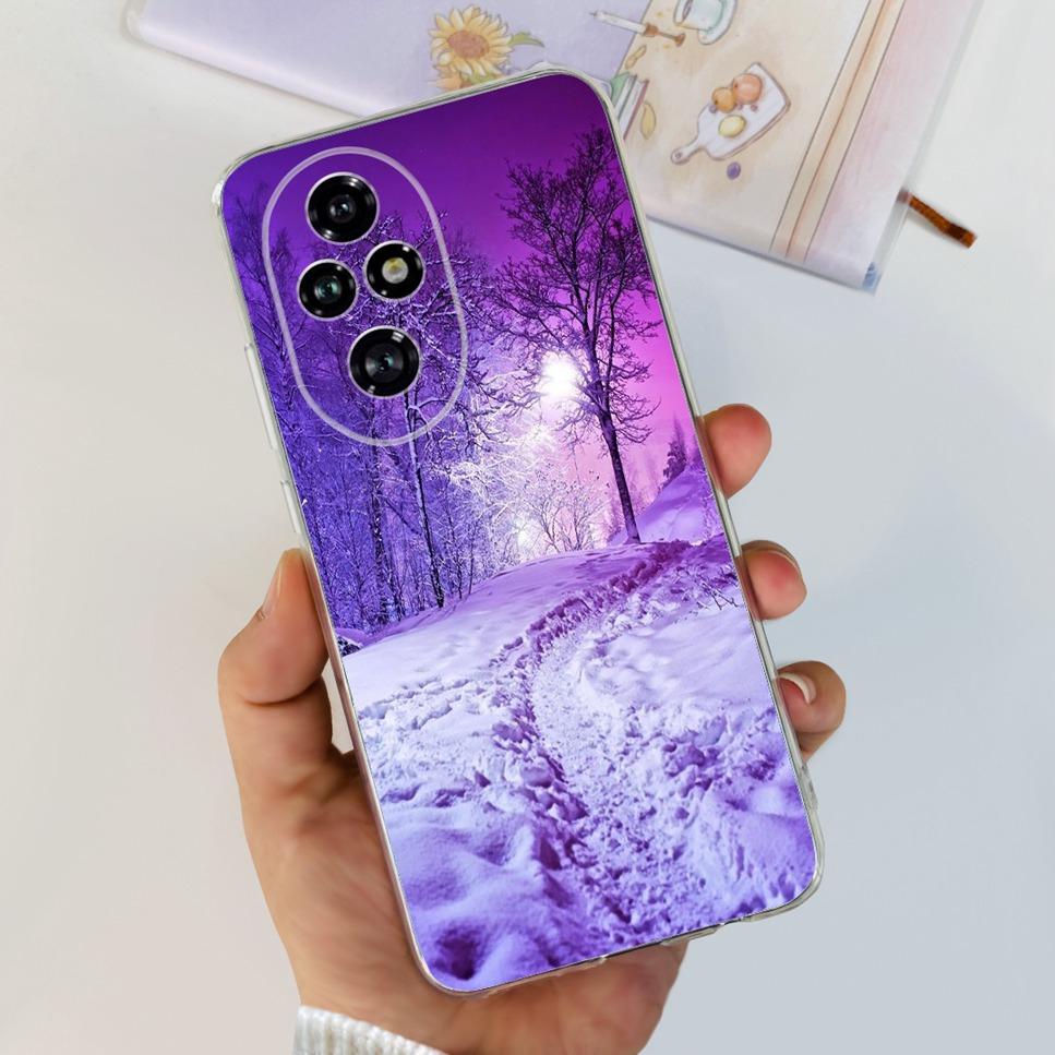 For Huawei Honor 200 6.7"Case Cute Cartoon Panda Astronaut Soft Silicone TPU Cover For Honor 200Pro Honor 200 Lite 5G Phone Case