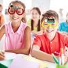 Kids Event Paper Glasses Set For Childrens Day And Classroom Prop Activities