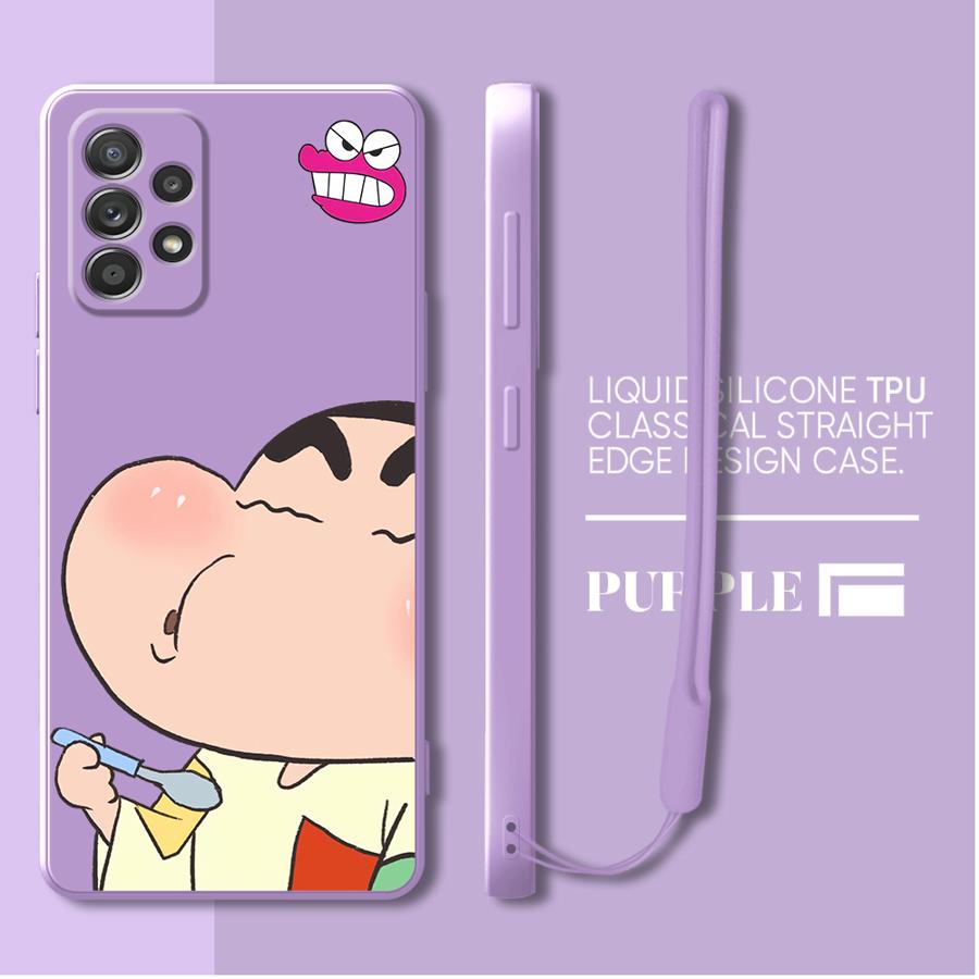

Cartoon Crayon Shin-chan Phone Cover Case for Samsung Galaxy A71 A73 A20s A53 A04 A02s A03 A50 A56 A05 A30s A06 Galaxy A06 4G