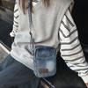 Vintage džínová mini taška na mobilní telefon dámská crossbody taška