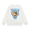 Casa spring and summer fantasy door starry sky castle casa letter long sleeve crew neck sweater couple T-shirt men and women couples