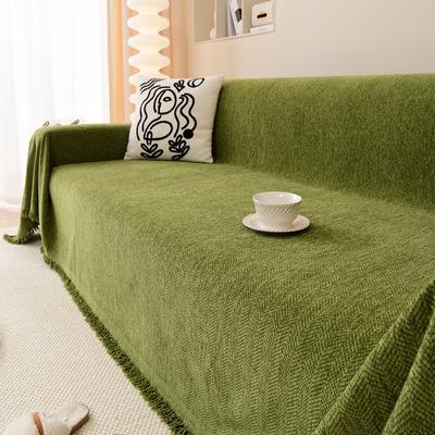 Waterproof Herringbone Pattern Chenille Sofa Cover, Cloth Towel, Sofa Cushion, All Season Universal High-end Feel Full Cover Cover, Seat Cushion