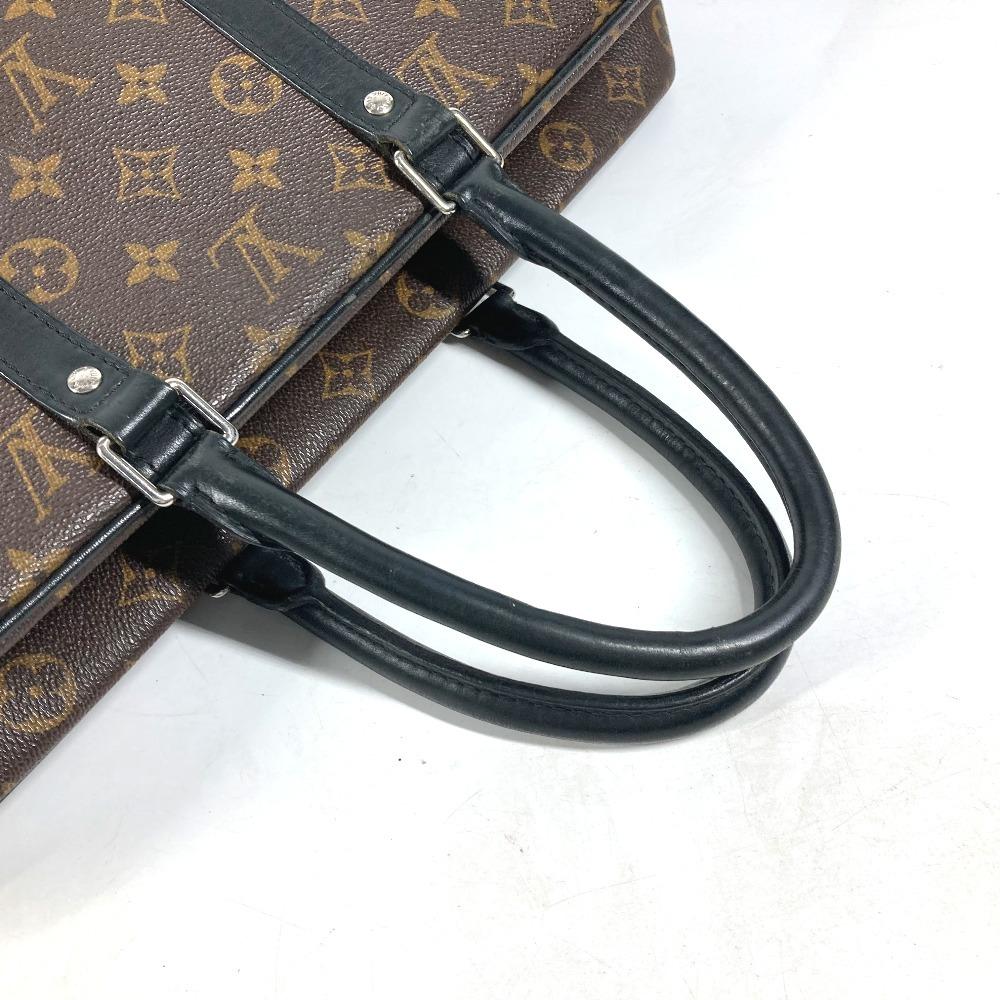 Louis Vuitton M40224 MonogramMacassar Porto Document Voyage GM PDV 2WAY Hand Bag