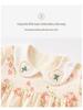 Girls' Spring-Autumn Princess Outfit: Toddler Long Sleeve Two-Piece Set