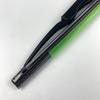 Handkurbel-Scheibenwischer-Baugruppe, Manuelles 16-Zoll-Einzelwischer-Kit mit Gewinde-Montagebasis für UTV-Glasreinigung und Reparatur