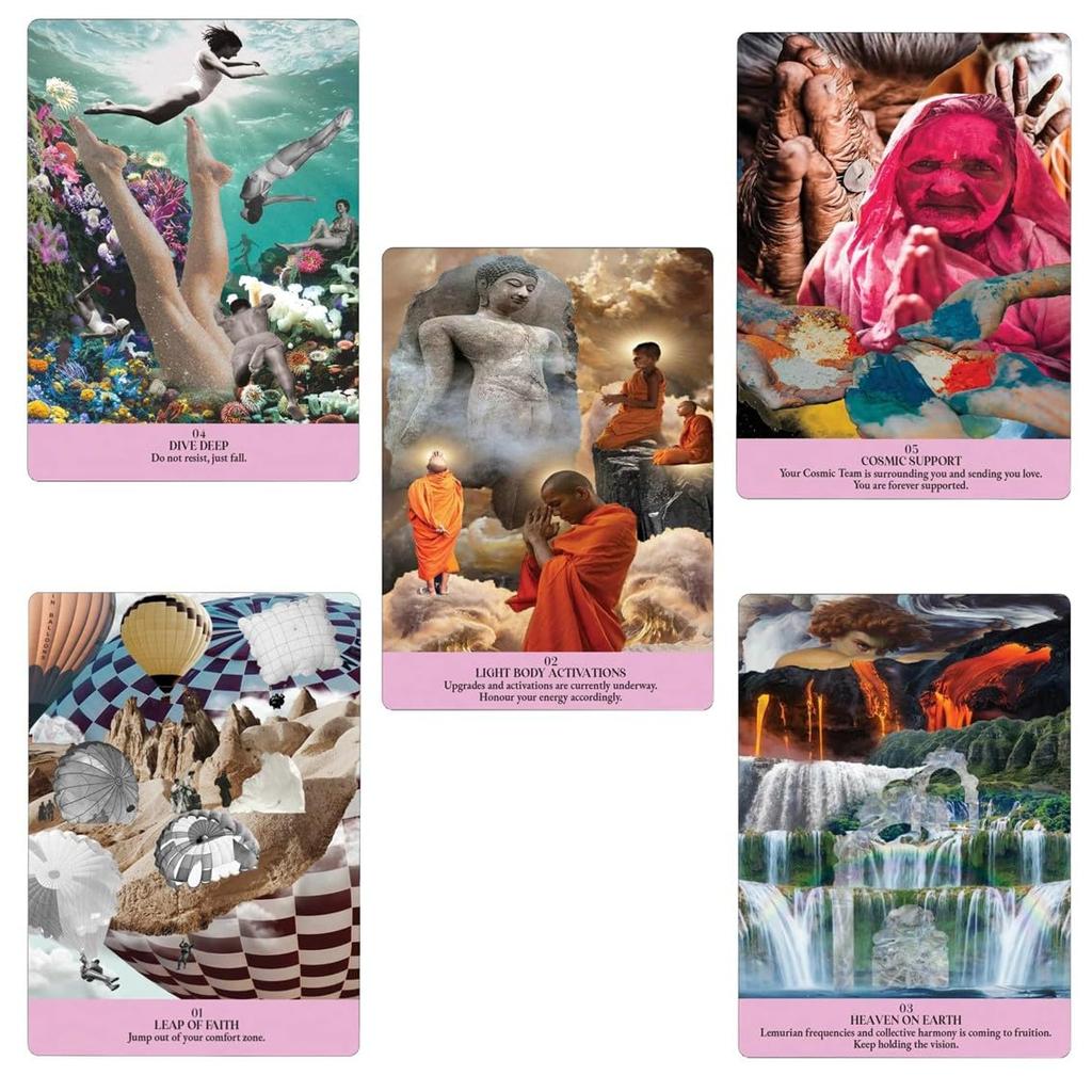 Kancharo Divine Codes Oracle Oracle Card Tarot Card Includes Japanese Oracle Card Instructions Pouch (Violet Version), 46-Card Set, Reading, &