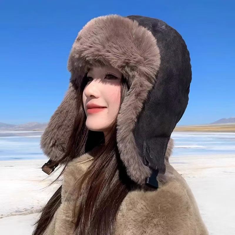 Gorro de Color Sólido Simple - Gorro Grueso Cálido de Invierno con Protección para las Orejas, Gorra a Prueba de Viento para Clima Frío para Combinar con el Atuendo Diario