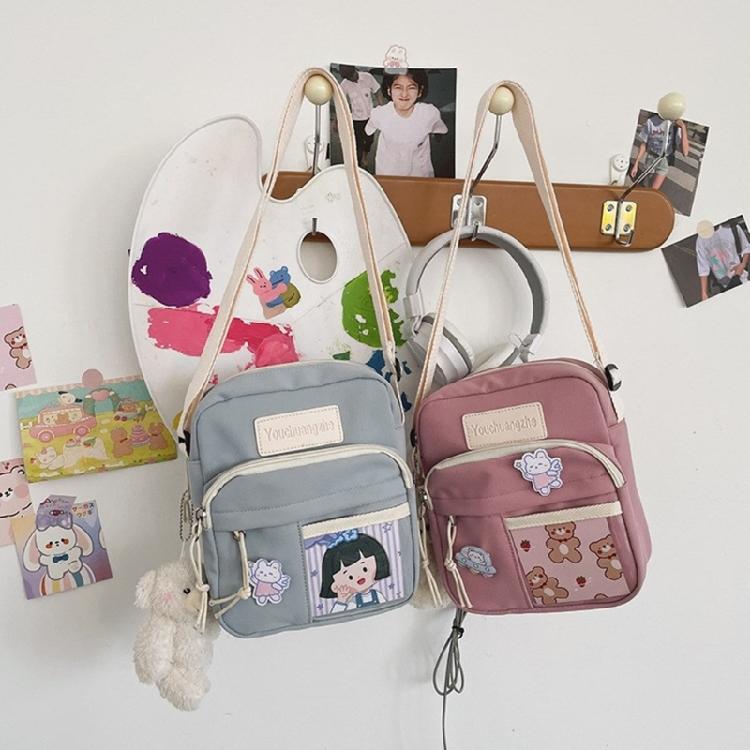 Cute and Practical Crossbody Bag Japanese Aesthetic Durable Nylon Shoulder Bags