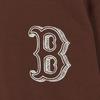 New MLB Overfit Boston Red Sox Sweatshirts Unisex Brown 3AMTB0434-43BRD