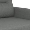 Vidaxl 3-Cz. Relaxation Set With Cushions, Dark Grey, Fabric