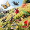 Interactive Insect Toy Set: Butterfly, Bee, Ladybug, Dragonfly, Centipede, Ant, Scorpion, Mantis, Spider