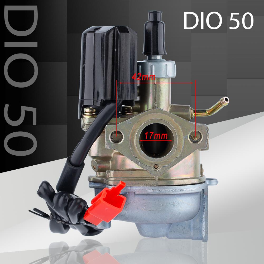17mm 19mm Motorcycle Carburetor For Honda DIO50 DIO90 2 Stroke Carburetor SA50 SK50 DIO 50 DIO 90 AF18 Dirt Pit Bike ATV Enduro