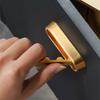 Zinc Zinc Zinc Alloy Hidden Robe Hook Wall Hanging Matte Black Towel Hanger Clothes Hooks  Bathroom