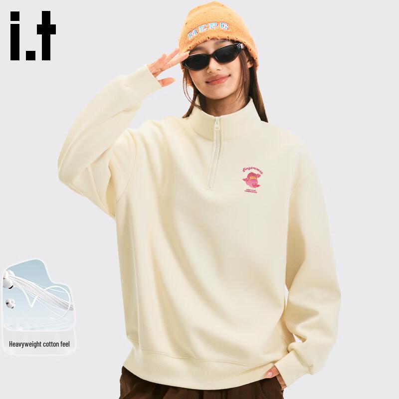 Fingercroxx IT Men's Stand-Collar Half-Zip Sweatshirt