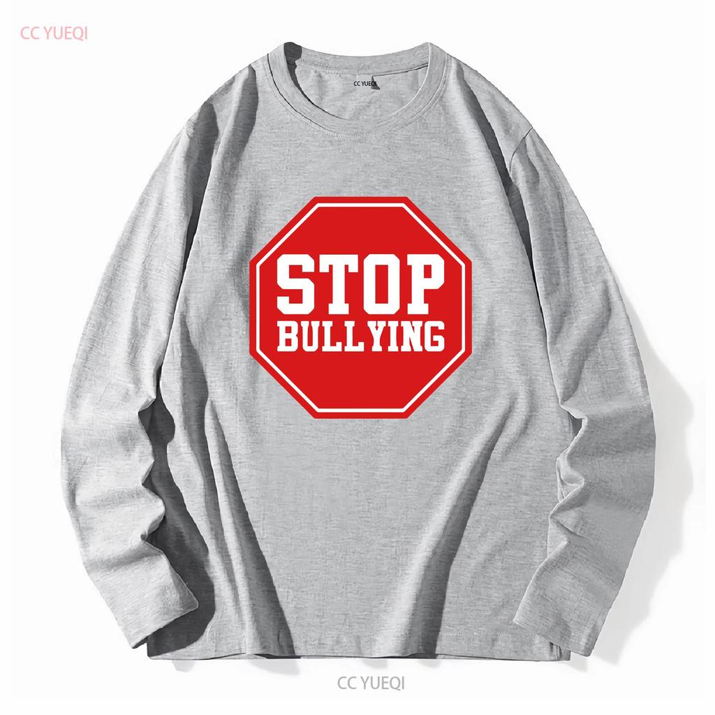 Stop Bullying Softstyle T Shirt vintage Washed designer clothes fashion homme Comfortable Slightly streetwear