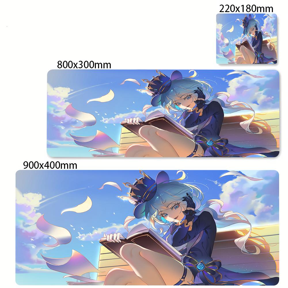 Furina Focalors Mouse Pad Genshin Impact Large Xxl Mousepad Computer Keyboard Padding Anime Gaming Genshin Accessories Desk Mat