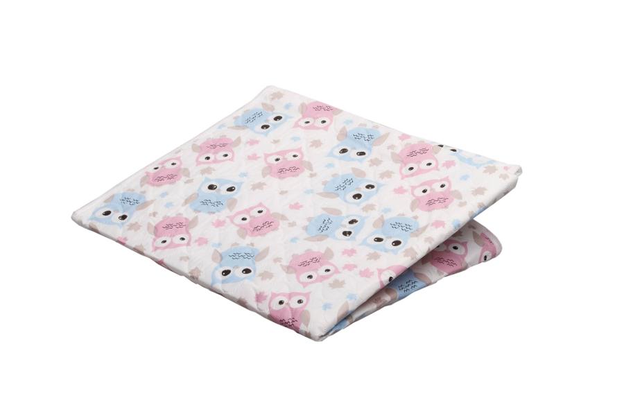 AKUKU A0254 Peva Base 55x70 Pink and Blue Owls