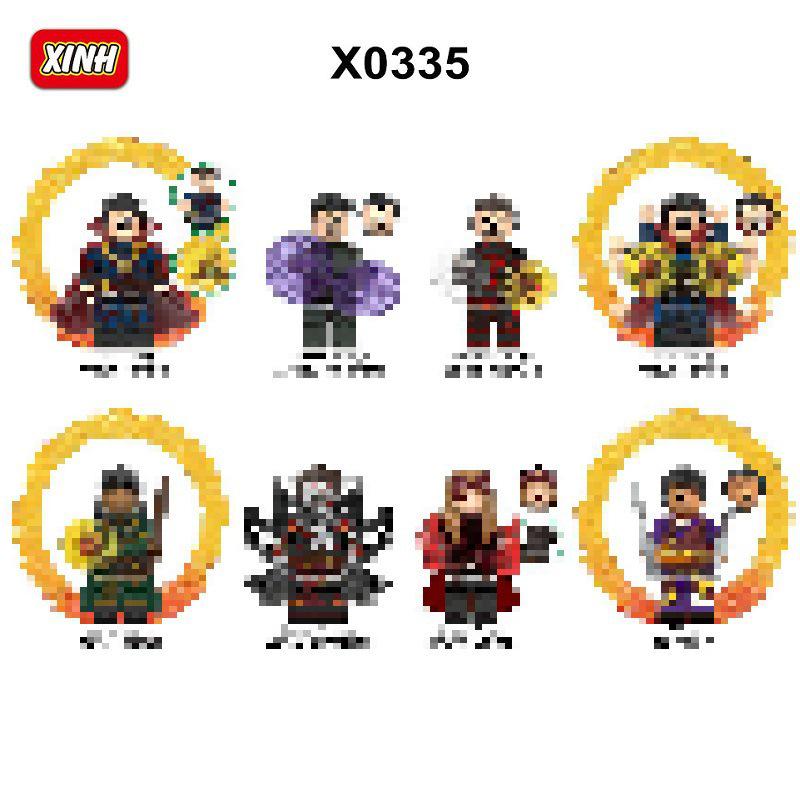 Xin Hong X0335 Superhero Series Educational Building Blocks for Kids - Assembly Figures Toy Bag